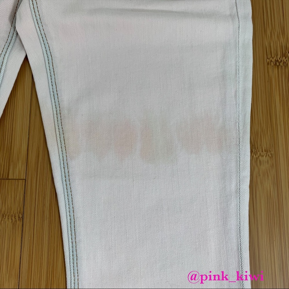 Hudson Krista Skinny Pink Ombré Crop Jeans - Picture 5 of 12
